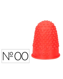 Dedil q-connect goma nº00 18-20 mm diametro caja de 12 unidades color rojo