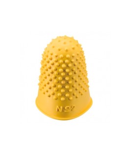 Dedil q-connect goma nº2 22-24 mm diametro caja de 12 unidades color amarillo