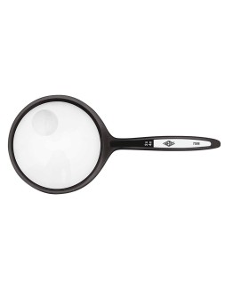 Lupa q-connect cristal bifocal 62 mm mango curvo