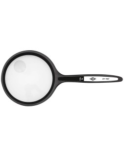 Lupa q-connect cristal bifocal 75 mm mango curvo