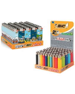 Encendedor bic mini j-25 colores surtidos
