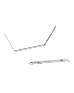 Encuadernador fastener q-connect plateado caja de 50 unidades