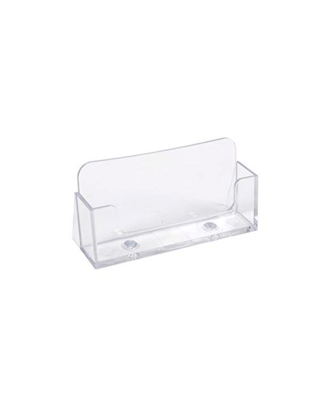 Portatarjetas de visita exacompta metacrilato cristal 34x102x47 mm