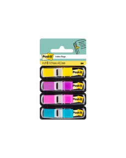 Banderitas separadoras 683-4ab dispensador 4 colores brillantes