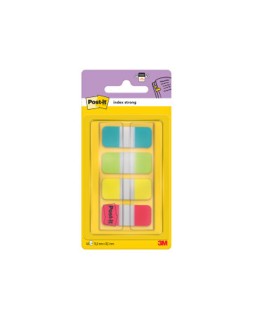 Banderitas separadoras rigidas dispensador 4 colores amarillo azul lima y rojo post-it index 676-alyr-eu