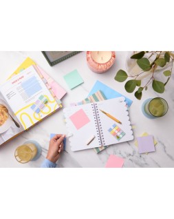 Banderitas separadoras rigidas dispensador post-it index strong 686-3 coast 25,4x38.1 mm pack de 36