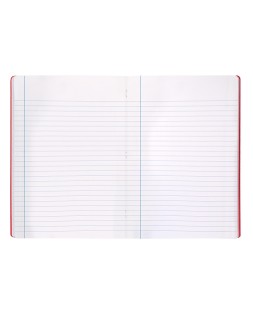 Libreta liderpapel 360 tapa de plastico a5 48 hojas 90gr horizontal con margen colores surtidos