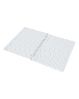 Cuaderno espiral liderpapel folio smart tapa blanda 80h 60gr cuadro 3mm con margen colores surtidos