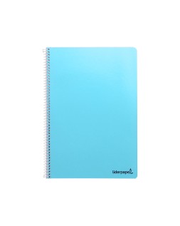 Cuaderno espiral liderpapel folio smart tapa blanda 80h 60gr pauta 2,5mm con margen colores surtidos