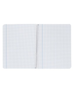 Cuaderno espiral liderpapel cuarto smart tapa blanda 80h 60gr 3mm con margen colores surtidos