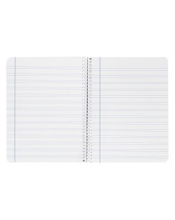 Cuaderno espiral liderpapel cuarto smart tapa blanda 80h 60gr pauta 3,5mm con margen colores surtidos