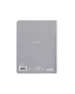 Cuaderno espiral liderpapel cuarto smart tapa blanda 80h 60gr milimetrado 2mm colores surtidos