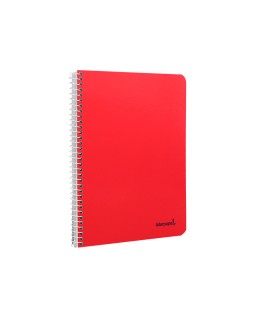 Cuaderno espiral liderpapel cuarto smart tapa blanda 80h 60gr milimetrado 2mm colores surtidos
