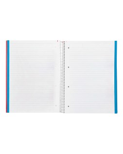 Cuaderno espiral liderpapel a4 micro jolly multidisciplina tapa forrada 140h 75gr 28h 5mm 112h hrtal