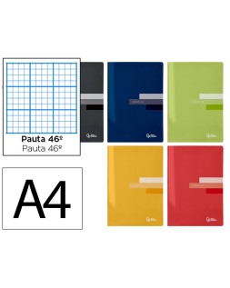 Libreta liderpapel scriptus a4 48 hojas 90gr rayado nº46