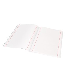 Libreta liderpapel tapa negra a5 80 hojas 60gr liso con doble margen
