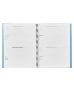 Cuaderno triplex catalan additio evaluacion continua plan semanal tutorias 6 fundastransparentes 225x310 mm