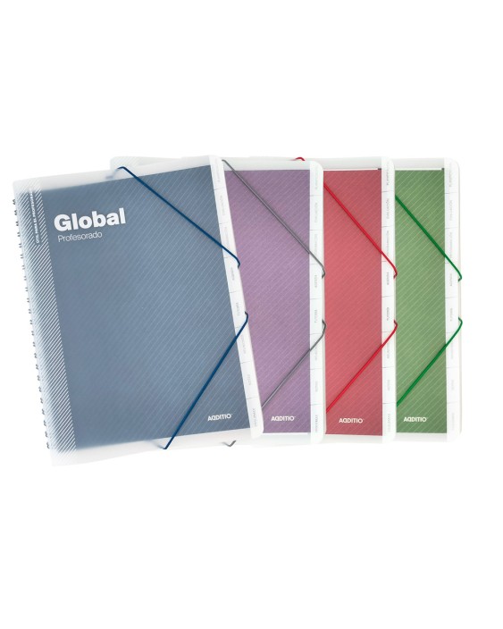 Carpeta global additio a4 con evalucion continua programacion tutoria y reuniones