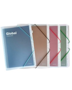 Carpeta global additio a4 con evalucion continua programacion tutoria y reuniones