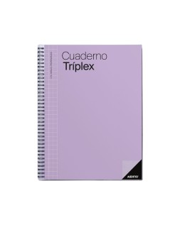 Cuaderno triplex additio plan de curso evaluacion agenda plan semanal y tutorias fundas transparentes 22,5x31cm