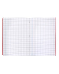 Libreta liderpapel 360 tapa de plastico a4 48 hojas 90gr cuadro 4mm con margen colores surtidos