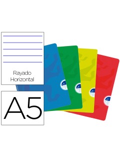 Libreta escolar oxford openflex tapa flexible optik paper 48 hojas din a5 rayado horizontal colores surtidos