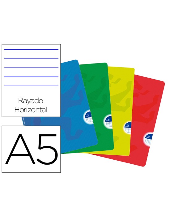 Libreta escolar oxford openflex tapa flexible optik paper 48 hojas din a5 rayado horizontal colores surtidos