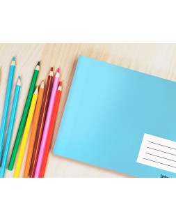 Libreta liderpapel smart a5 apaisada 32h 60gr pauta 2,5 mm con margen