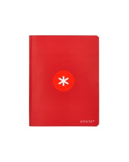 Libreta antartik a5+ plus cosida 48 hojas 90gr liso sin margen 6 colores surtidos