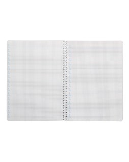 Cuaderno espiral liderpapel a4 pautaguia tapa dura 80h 90gr cuadro pautado 4mm color amarillo