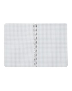 Cuaderno espiral liderpapel a4 smart tapa blanda 80h 75gr cuadro 4 mm con margen colores surtidos
