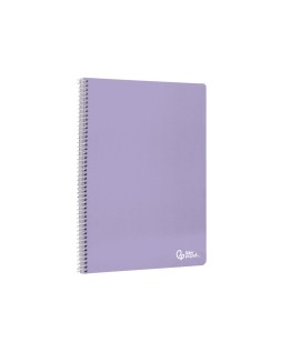 Cuaderno espiral liderpapel a4 smart tapa blanda 80h 75gr horizontal 8mm con margen colores surtidos