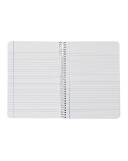 Cuaderno espiral liderpapel a4 smart tapa blanda 80h 75gr horizontal 8mm con margen colores surtidos