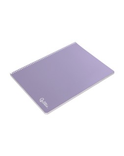Cuaderno espiral liderpapel a4 smart tapa blanda 80h 75gr pauta 3,5mm con margen colores surtidos