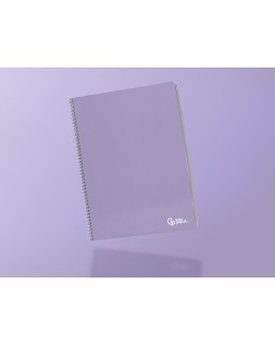 Cuaderno espiral liderpapel a4 smart tapa blanda 80h 75gr liso sin margen colores surtidos