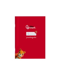 Libreta liderpapel pautaguia tapa cartoncillo 32h a5+ 75gr cuadriculado pautado 4mm con margen 6 colores surtidos