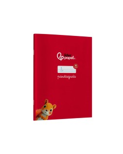 Libreta liderpapel pautaguia tapa cartoncillo 32h a5+ 75gr cuadriculado pautado 4mm con margen 6 colores surtidos