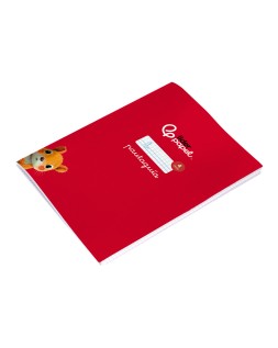 Libreta liderpapel pautaguia tapa cartoncillo 32h a5+ 75gr cuadriculado pautado 4mm con margen 6 colores surtidos