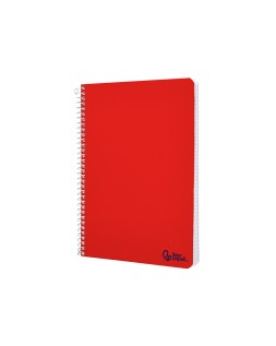 Cuaderno espiral liderpapel a5 smart tapa blanda 80h 75gr cuadro 4mm con margen colores surtidos