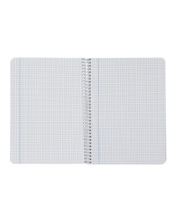 Cuaderno espiral liderpapel a5 smart tapa blanda 80h 75gr cuadro 4mm con margen colores surtidos