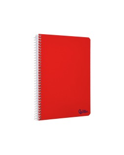 Cuaderno espiral liderpapel a5 smart tapa blanda 80h 75gr cuadro 5mm con margen colores surtidos