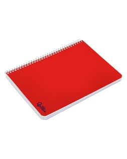 Cuaderno espiral liderpapel a5 smart tapa blanda 80h 75gr cuadro 5mm con margen colores surtidos