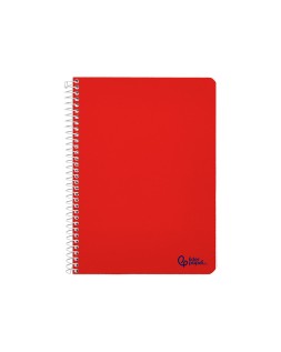 Cuaderno espiral liderpapel a5 smart tapa blanda 80h 75gr horizontal 8mm con margen colores surtidos