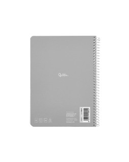 Cuaderno espiral liderpapel a5 smart tapa blanda 80h 75gr pauta 3,5mm con margen colores surtidos