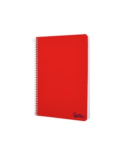 Cuaderno espiral liderpapel a5 smart tapa blanda 80h 75gr pauta 3,5mm con margen colores surtidos
