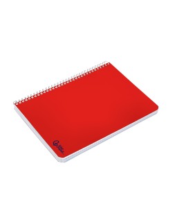 Cuaderno espiral liderpapel a5 smart tapa blanda 80h 75gr pauta 3,5mm con margen colores surtidos