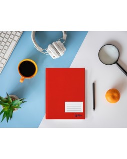 Libreta liderpapel smart a5 plus 32 hojas 75gr cuadro 3mm con margen colores surtidos