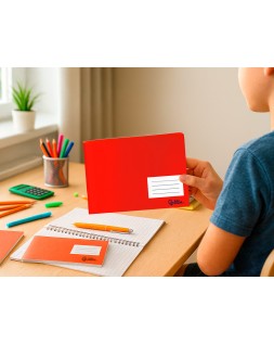 Libreta liderpapel smart a5 plus 32h 75gr apaisado cuadro 4 mm con margen colores surtidos