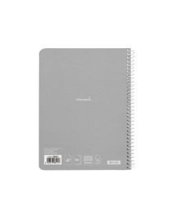 Cuaderno espiral liderpapel cuarto witty tapa dura 80h 75gr milimetrado 2mm colores surtidos