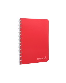 Cuaderno espiral liderpapel cuarto witty tapa dura 80h 75gr milimetrado 2mm colores surtidos
